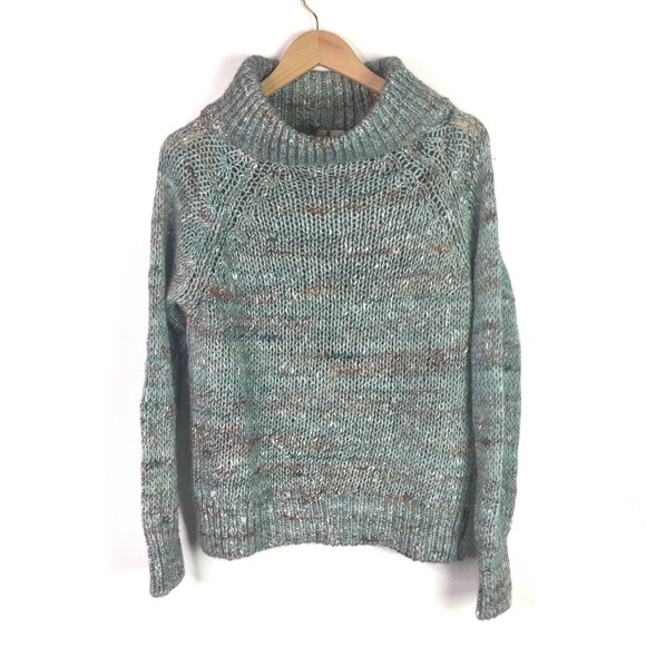 Moth x Anthropologie high neck knit sweater soft alpaca wool silk Size Small - Picture 1 of 7